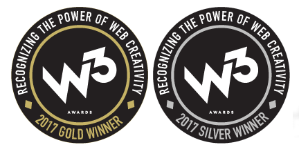 silver and gold w3 award